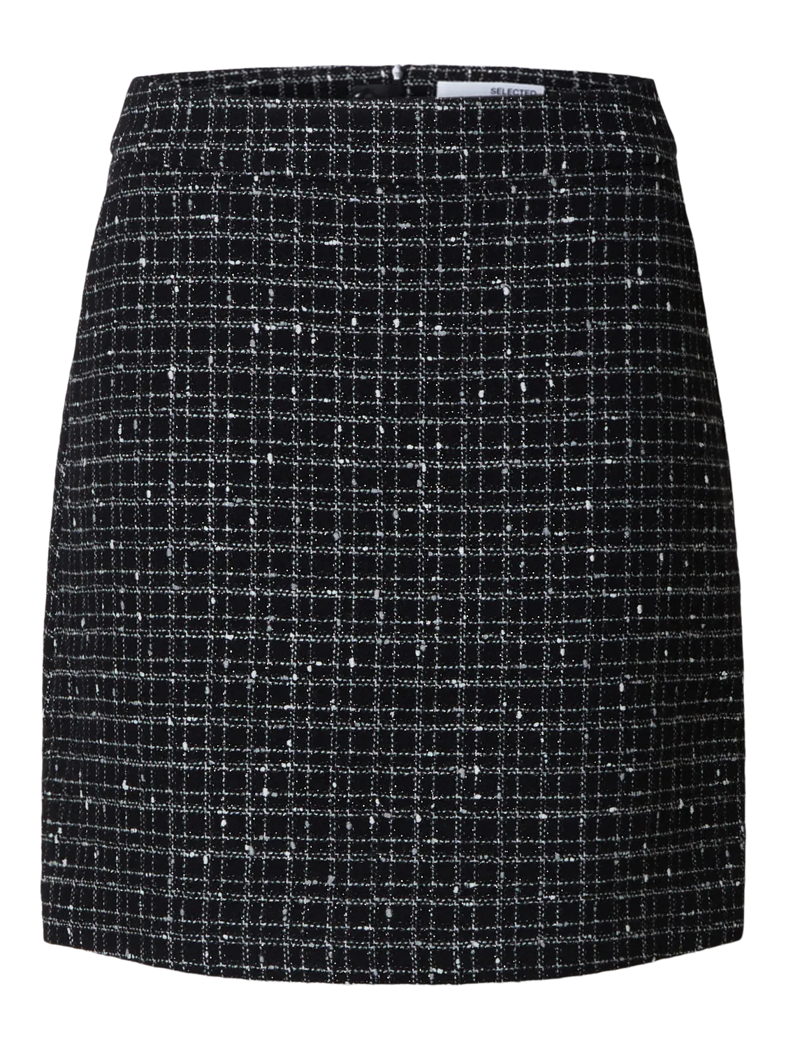 Wilma Mw Mini Skirt - Black Checks