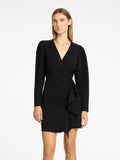 Sine Ls Short Ruffle Dress - Black