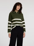 Maline Ls Knit Half Zip - Kalamata Birch