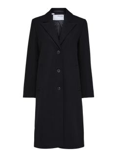New Alma Wool Coat - Black