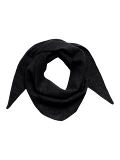 Maria Narrow Cashmere Scarf - Black