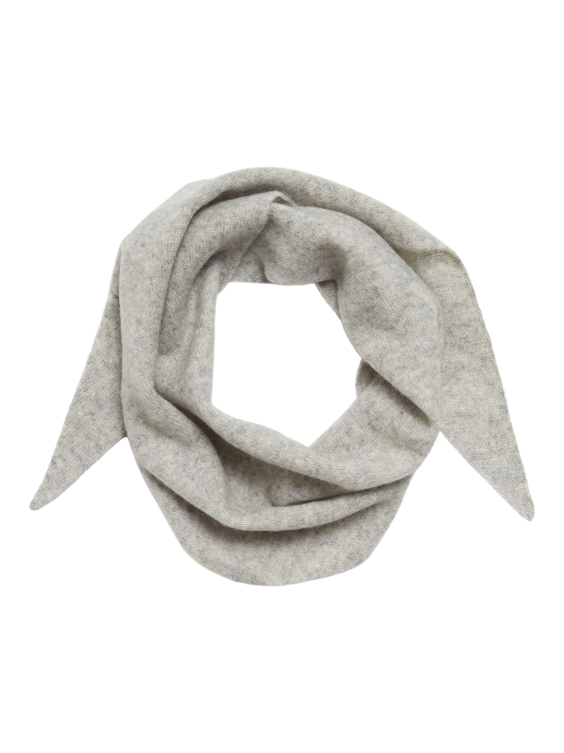 Maria Narrow Cashmere Scarf - Medium Grey Melange