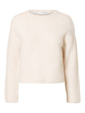 Gabella Ls Pullover Knit - Snow White