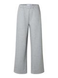 Gia Hw Wide Pant - Light Grey Melange