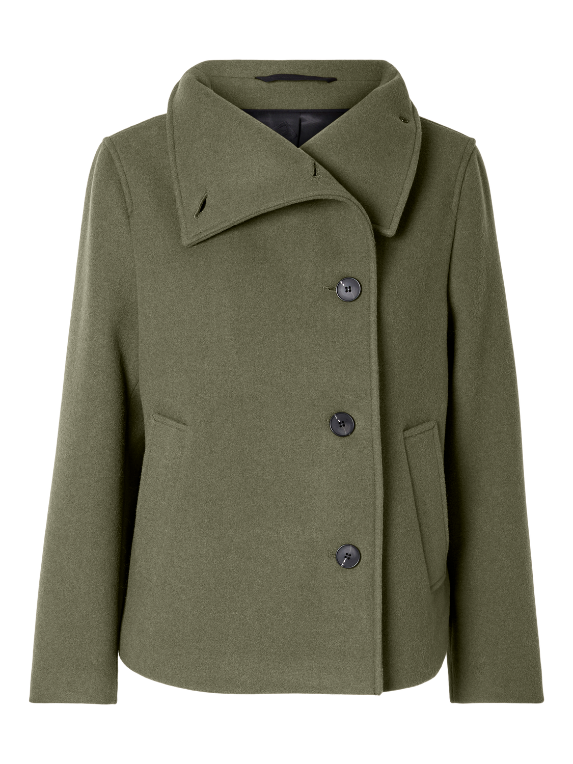 Zoe Wool Jacket - Kalamata  Melange