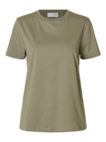 Myessential Ss O-Neck Tee Noos - Vetiver