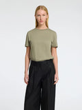 Myessential Ss O-Neck Tee Noos - Vetiver