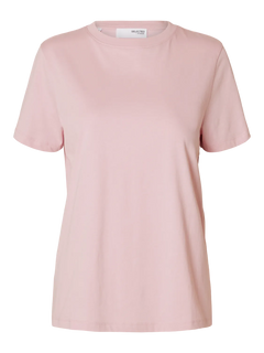 Myessential Ss O-Neck Tee Noos - Bleached Mauve