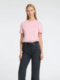 Selected Femme Myessential Ss O-Neck Tee - Bleached Mauve