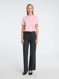 Selected Femme Myessential Ss O-Neck Tee - Bleached Mauve