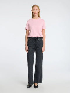 Myessential Ss O-Neck Tee Noos - Bleached Mauve