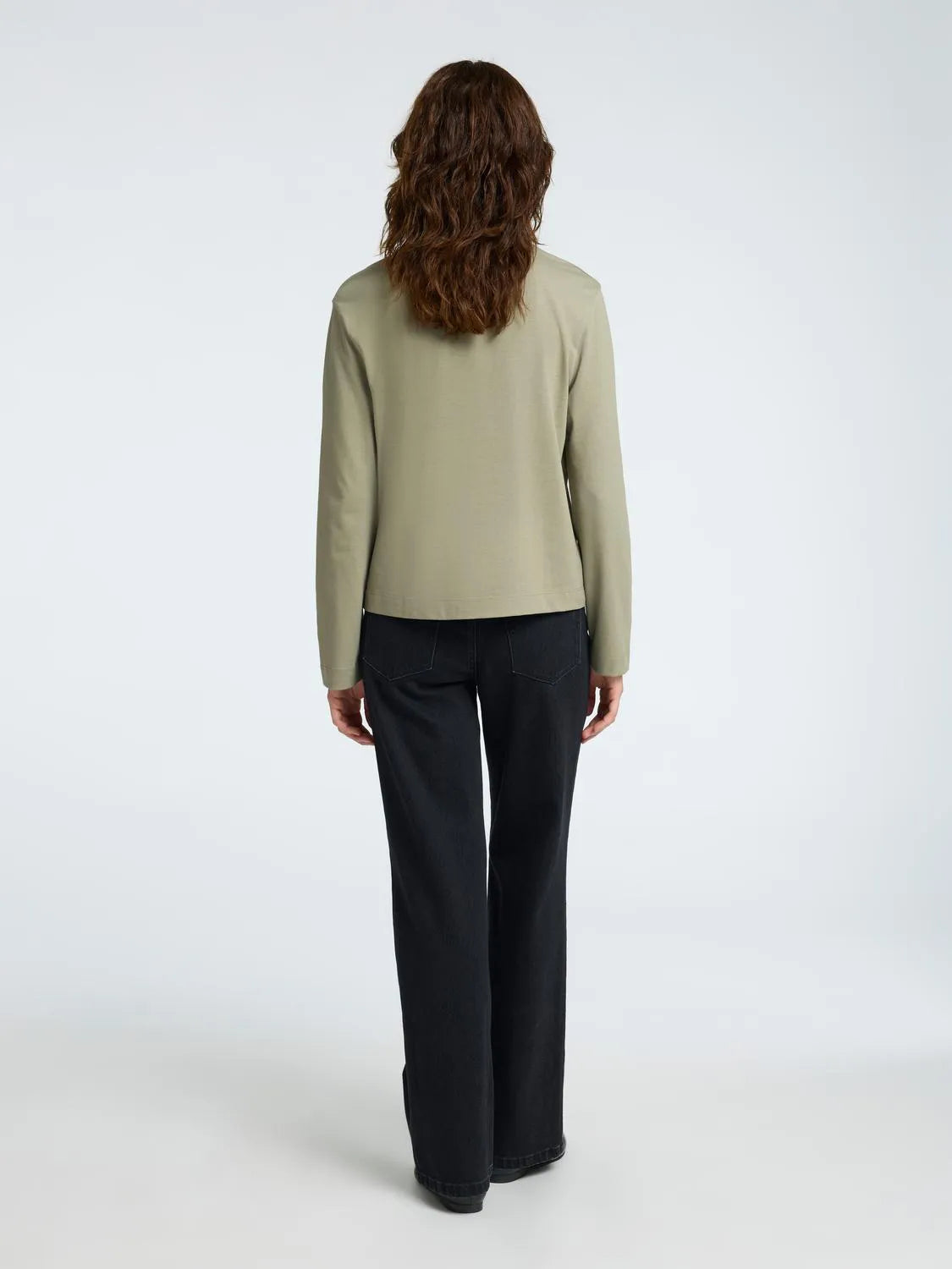 Selected Femme Långärmad T-shirt - Vetiver