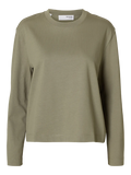 Selected Femme Långärmad T-shirt - Vetiver