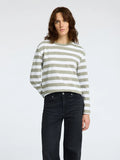 Selected Femme Essential LS Striped Boxy Tee