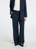 Rita Mw Wide Pant Pin Stripe Noos - Dark Sapphire Pin Stripe