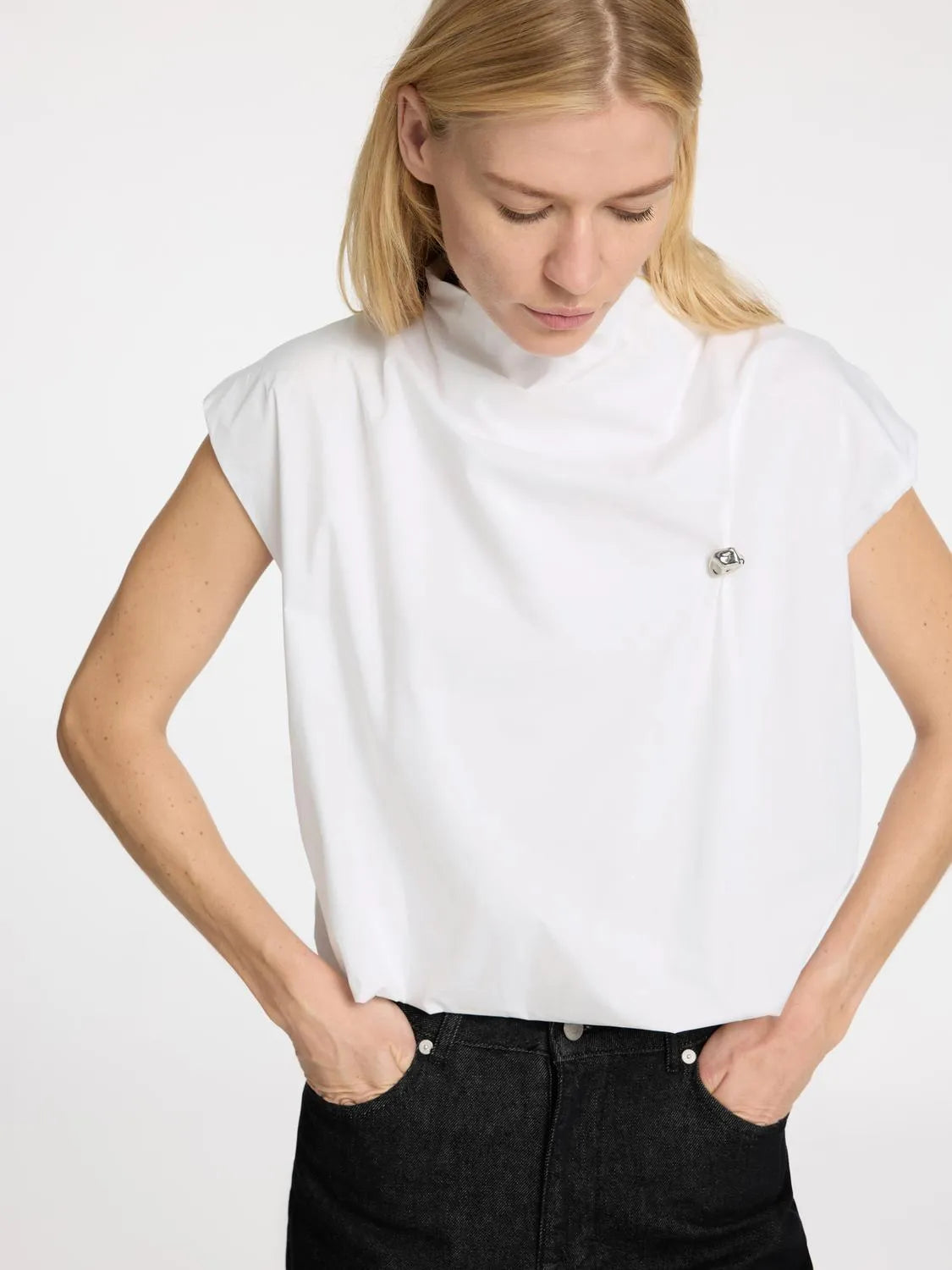 Delia Sl Top - Bright White