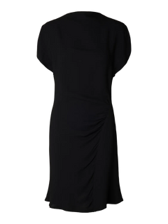 Edith Ss Short Dress - Black