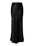 Elise HW Ankle Skirt - Svart