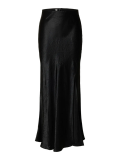 Elise Hw Ankle Skirt - Black