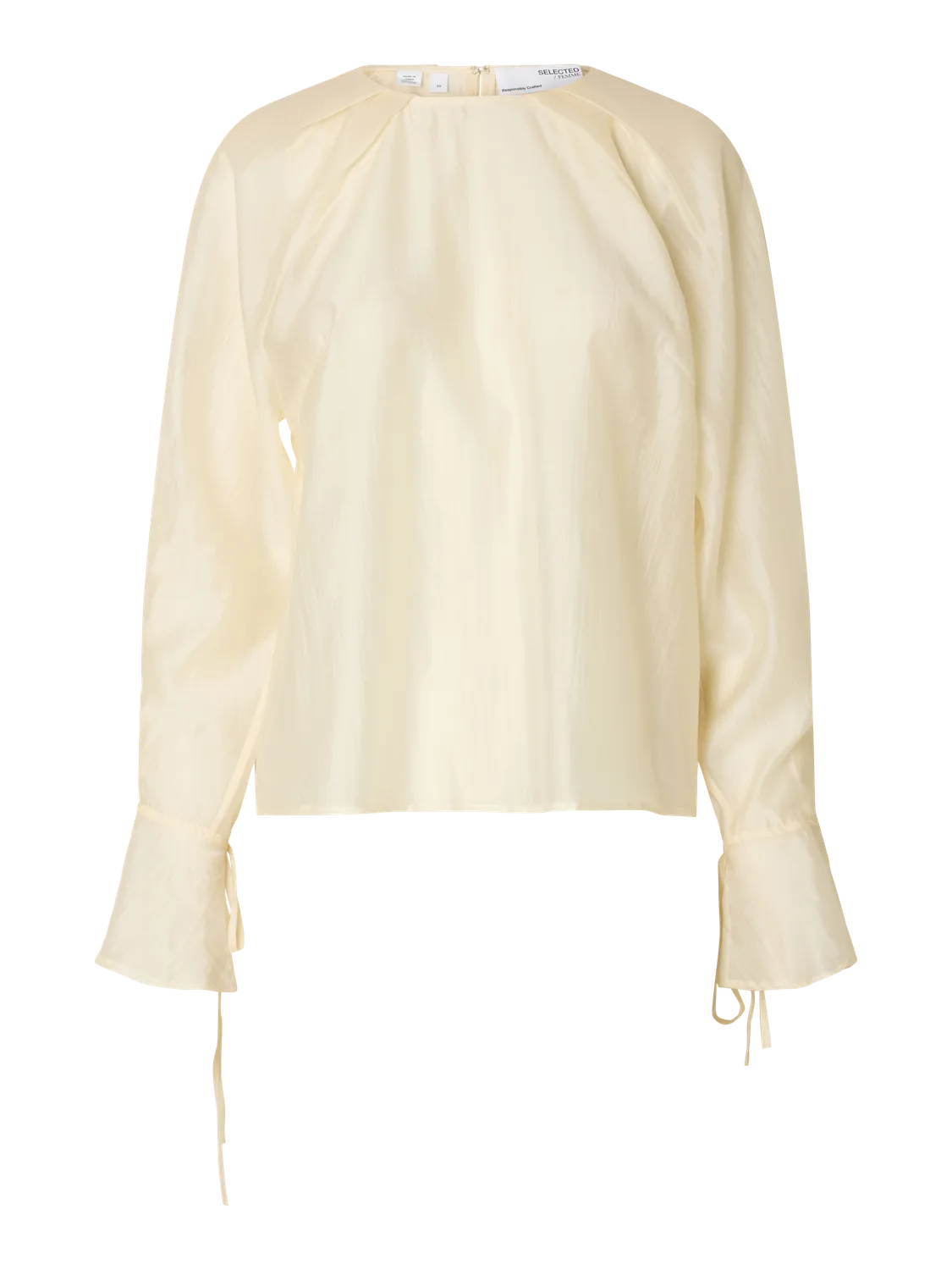 Iris Ls O-Neck Top - Angora