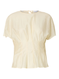 Iris Ss O-Neck Topp - Angora