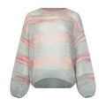 Shilo L/S Knit Jumper - Blue/Pink Rainbow