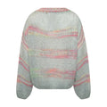 Shilo L/S Knit Jumper - Blue/Pink Rainbow