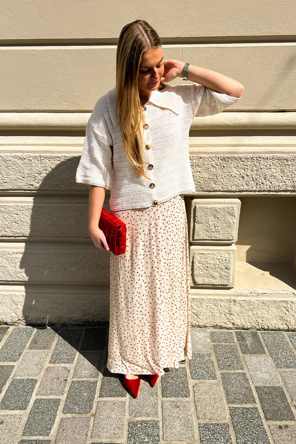 Shira Knit Cardigan - Ivory