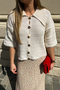 Shira Knit Cardigan - Ivory