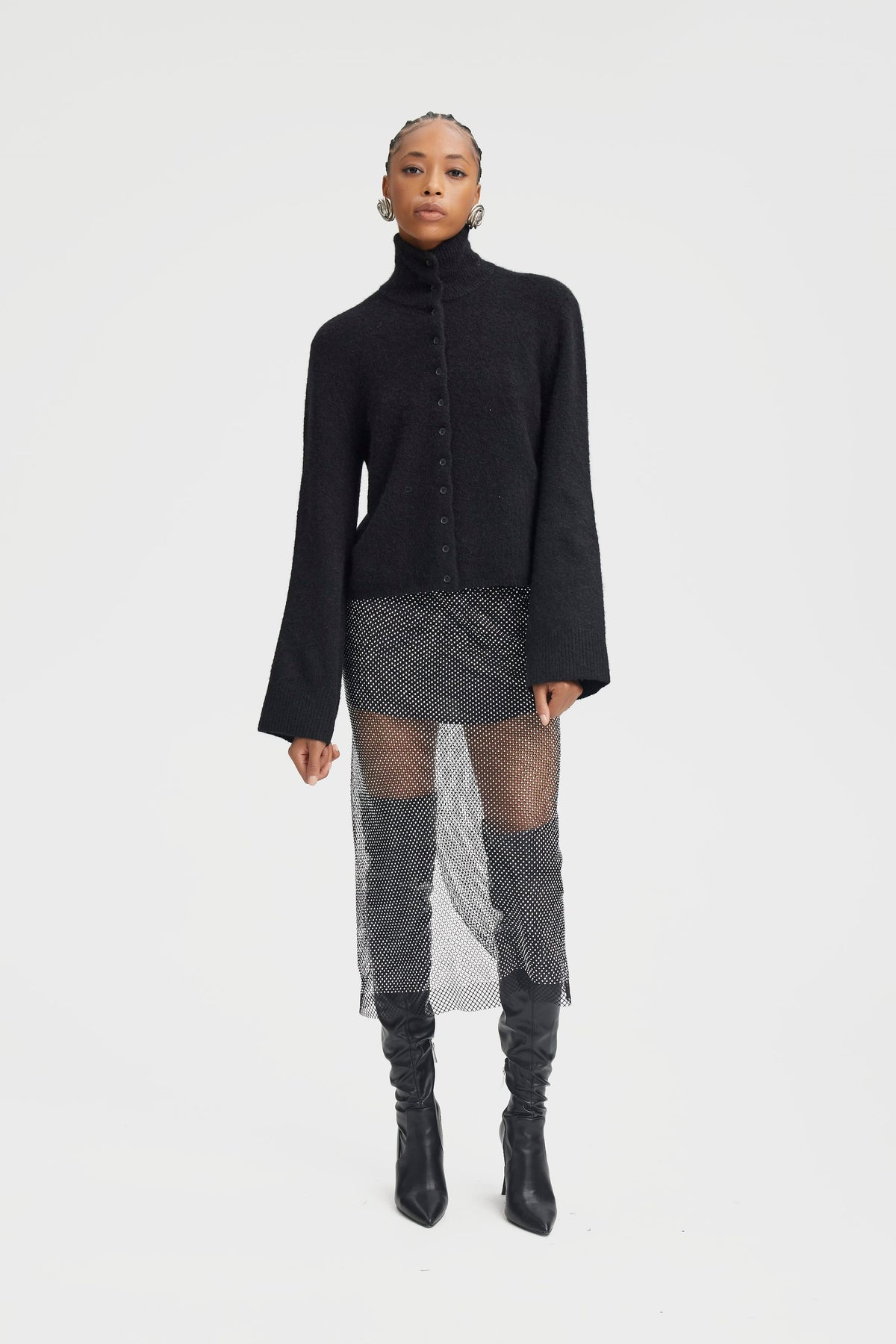 YadeGZ Hw Skirt - Silver Glitter