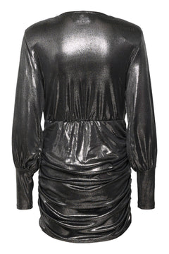 MaddixGZ Ls Short Dress - Silver