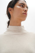 TenleyIW Turtleneck Pullover - Simply Taupe Melange