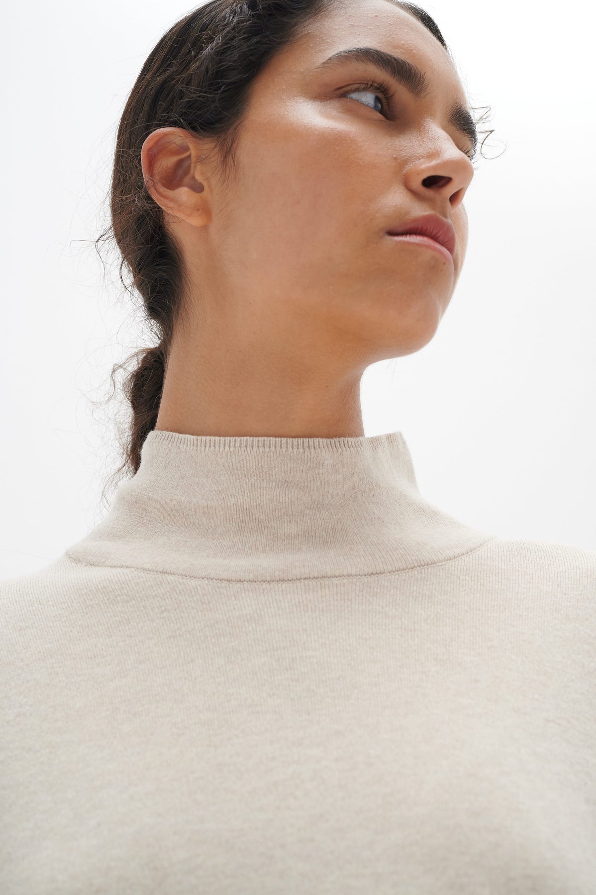 TenleyIW Turtleneck Pullover - Simply Taupe Melange