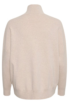 TenleyIW Turtleneck Pullover - Simply Taupe Melange
