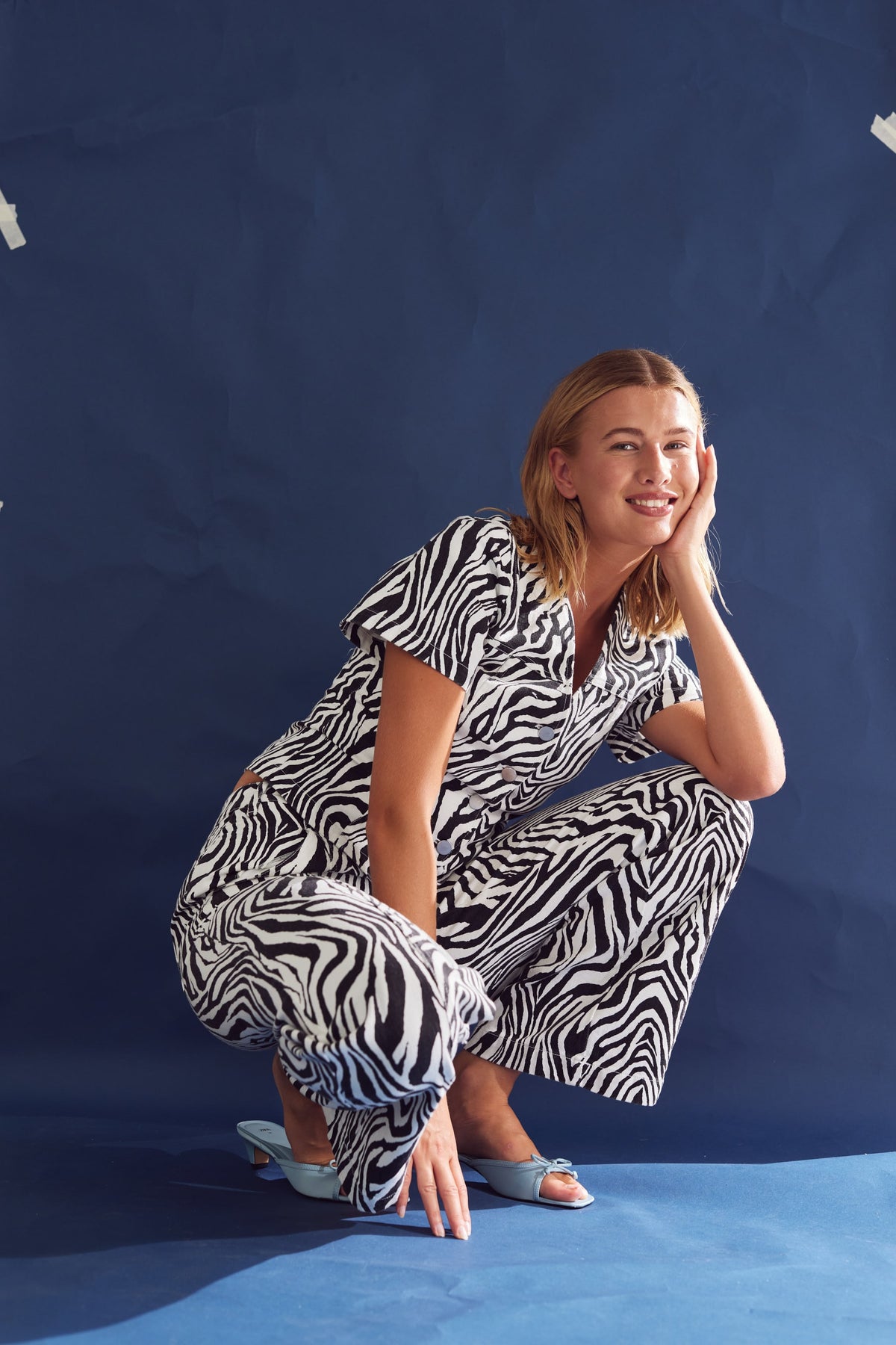 Stormy Jeans - Taleah Zebra Print