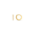 Pearl Mini Micro Hoop - Guld