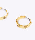 Small Miller Stud Hoop Earring - Tory Gold