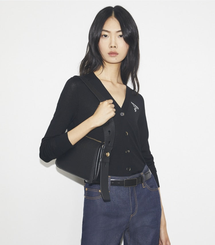 Romy Small Shoulder Bag - Svart
