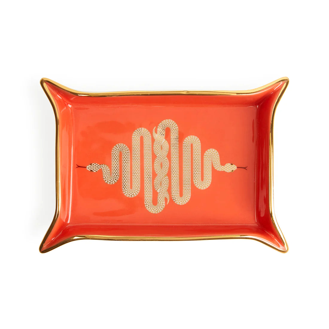 Snake Valet Tray - Orange