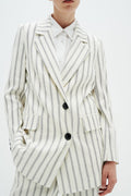 QuinIW Blazer - Sommer Pinstripe