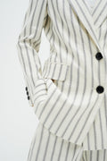 QuinIW Blazer - Sommer Pinstripe