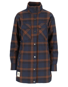 Finse Flannel Jakke - Marine