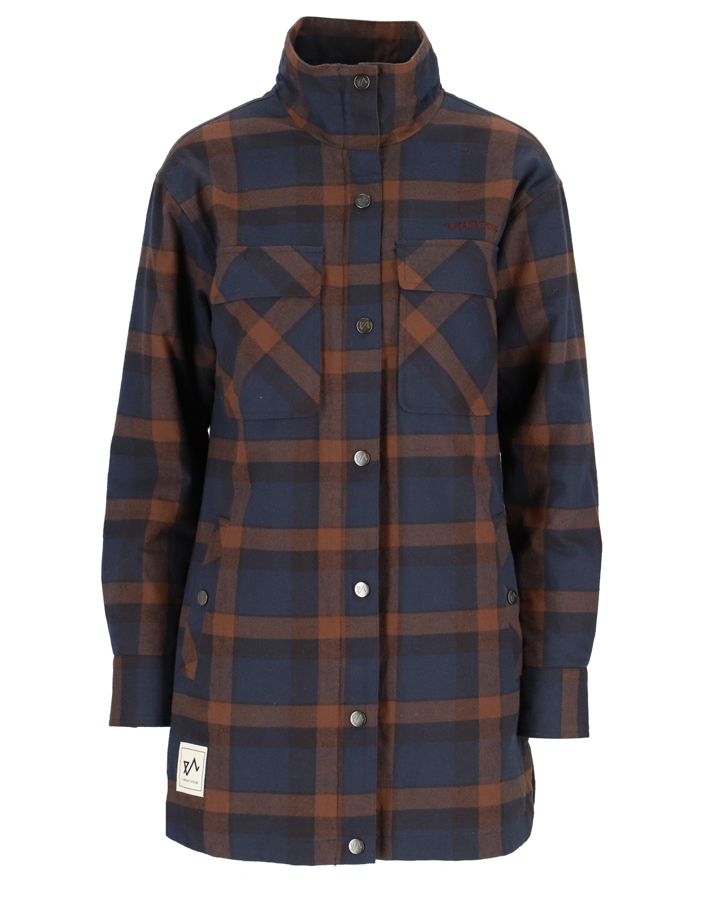 Finse Flannel Jakke - Marine