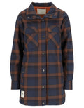 Finse Flannel Jakke - Marine