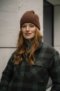 Finse Flannel Jakke - Mellomgrønn