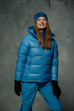 Isbre Dunjakke - Asurblå