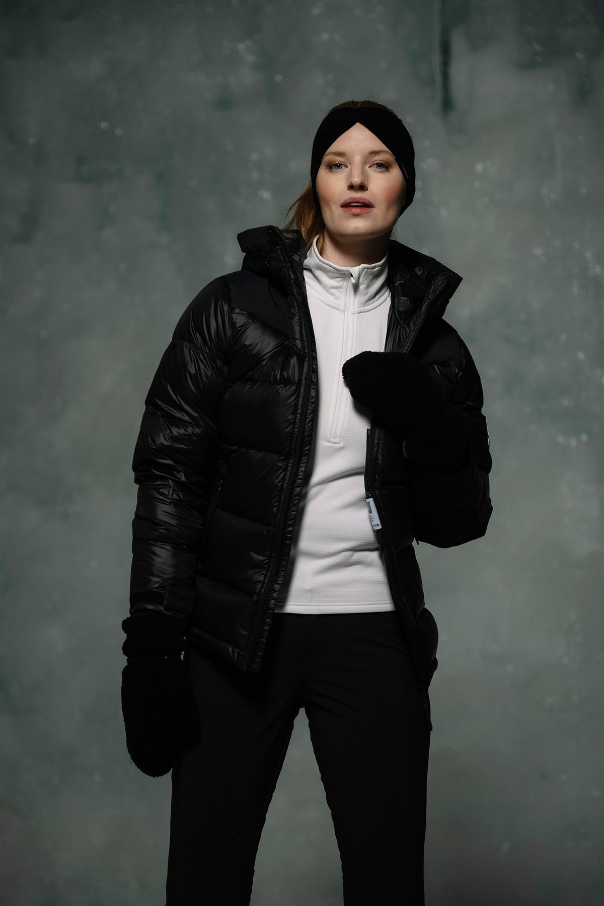 Isbre Dunjakke - Sort