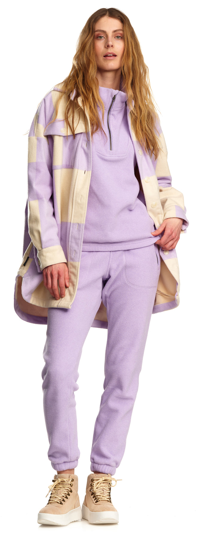 Mode Maya Shacket - Lavendel