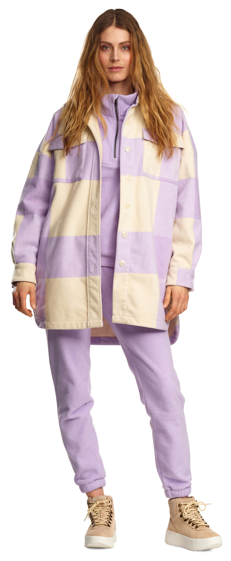 Mode Maya Shacket - Lavendel