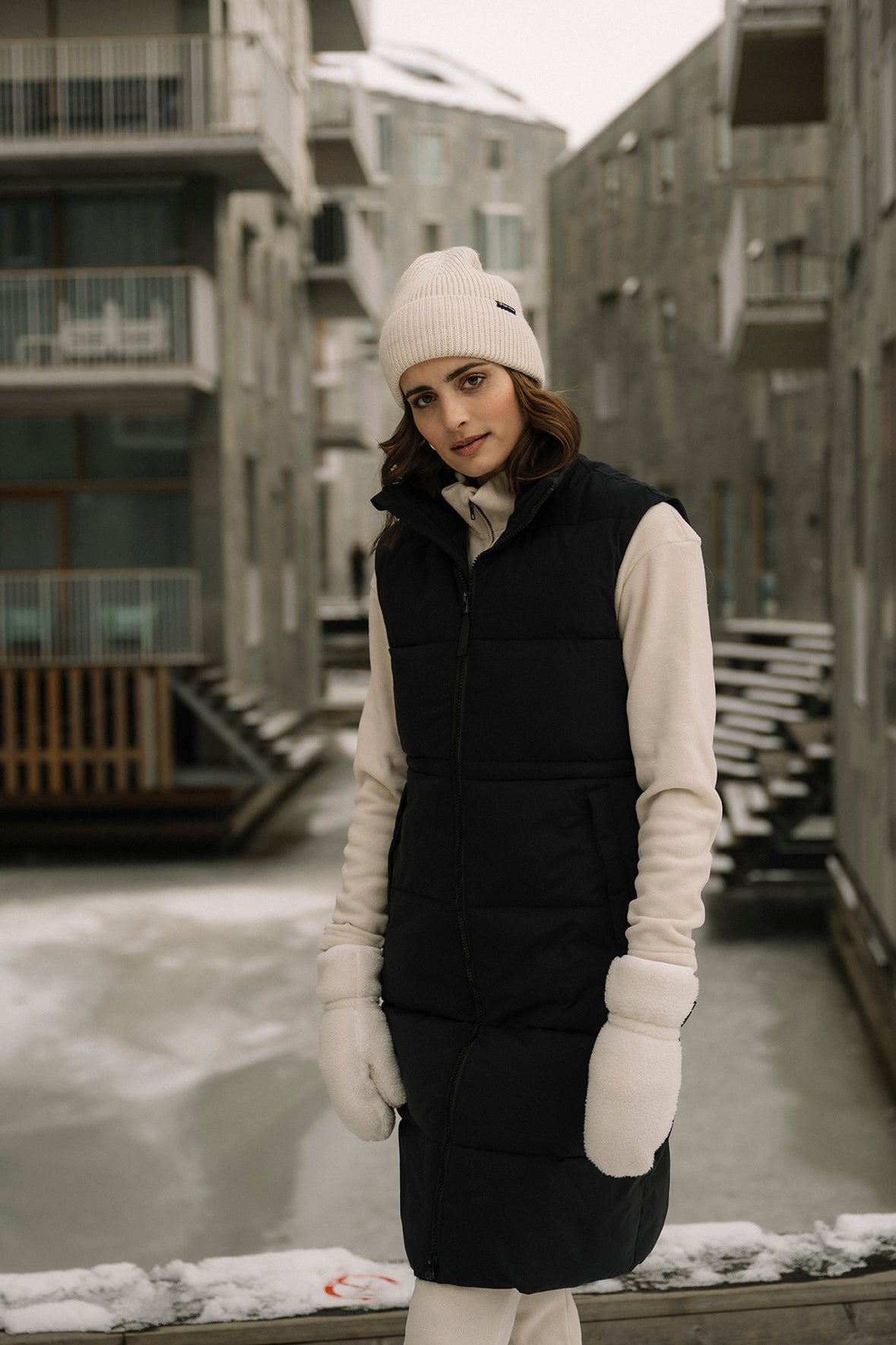 Mode Ada Vest - Sort